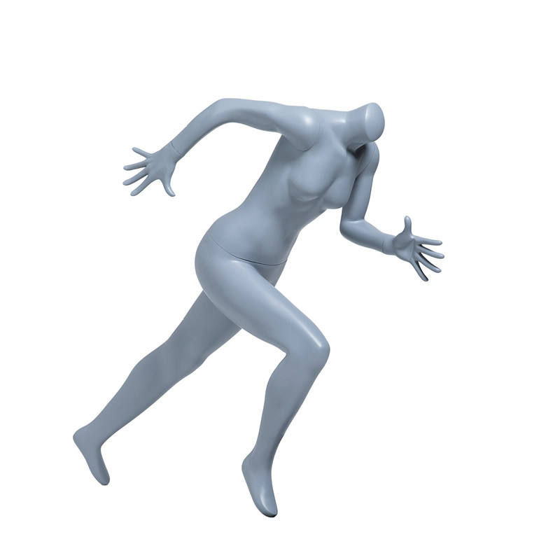 Running Pose Headless Vrouwelijke Mannequin Op maat gemaakte kleur Voor sportkleding