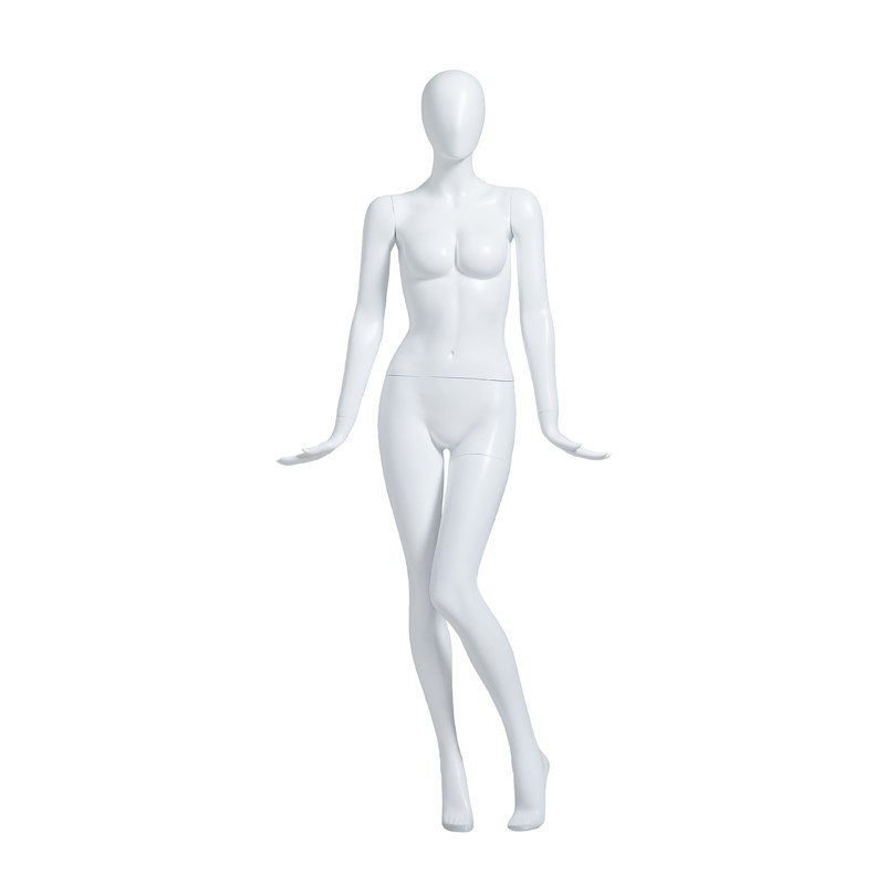 Witte Realistische Vrouwelijke Mannequin Volle lichaam 60cm taille Voor sportkleding