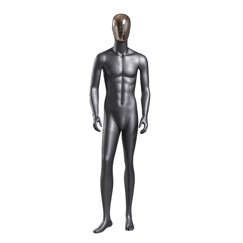 Sta rechtop zwart mat vol lichaam mannequin voor marketing promotie