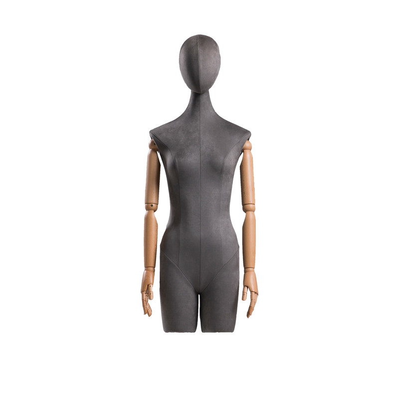 Multi-Color Half Body Vrouwelijk Mannequin 63cm taille rechtop staan houding