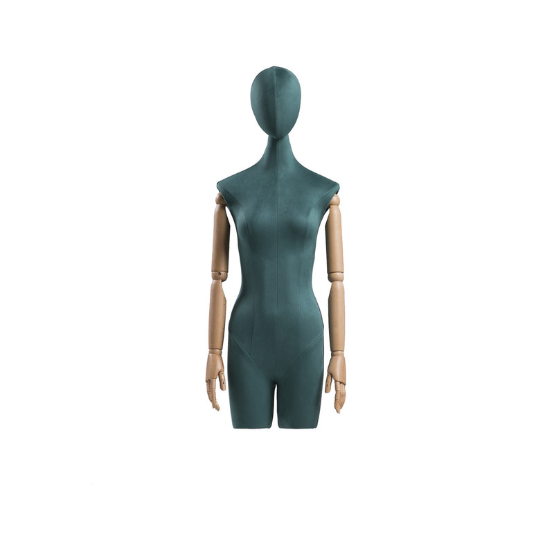 Multi-Color Half Body Vrouwelijk Mannequin 63cm taille rechtop staan houding