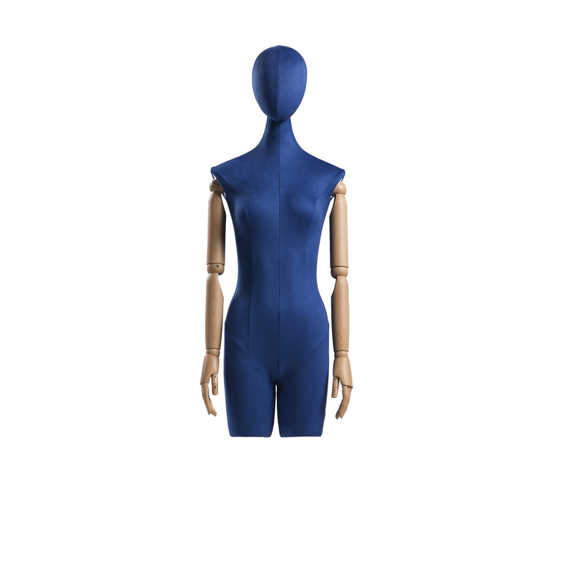 Multi-Color Half Body Vrouwelijk Mannequin 63cm taille rechtop staan houding